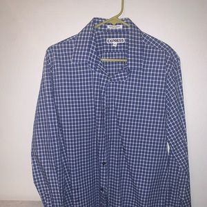Express Men’s Large Extra Slim Button Down